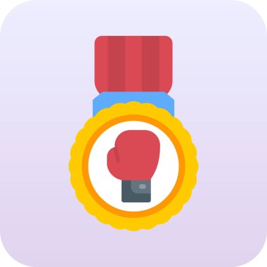 Bir spor simgesinin vektör illüstrasyonu