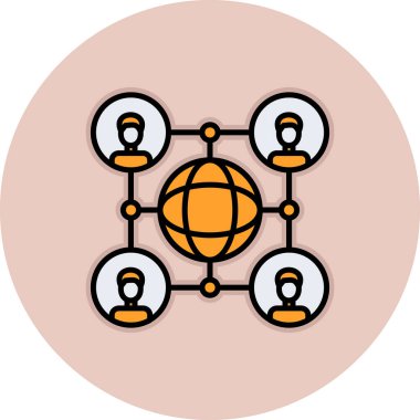 küresel ağ. Web simgesi