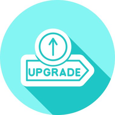 Eğilim biçimi izole edilmiş arkaplanda ok simgesi