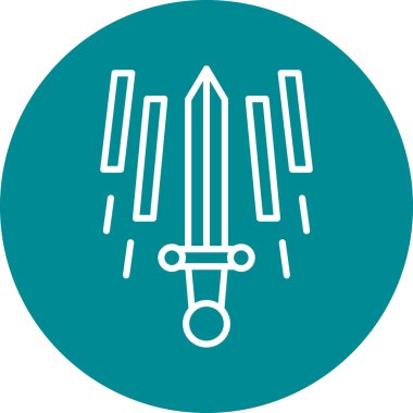 Modern bir simgenin vektör illüstrasyonu