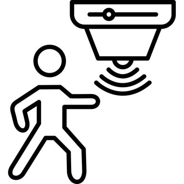 Kablosuz. Web simgesi basit illüstrasyon