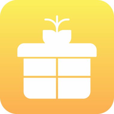 vektör hediye kutusu simgesi