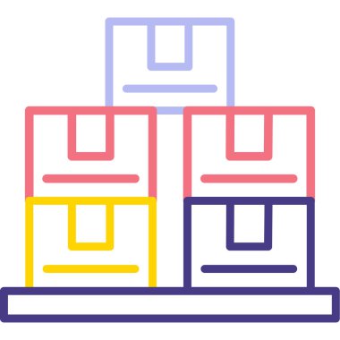 Yazıcı. Web simgesi basit illüstrasyon