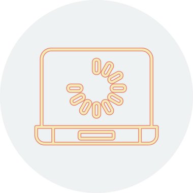 bilgisayar simgesi vektör illüstrasyonu