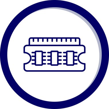 Bina modern simgesi tasarım vektör çizimi