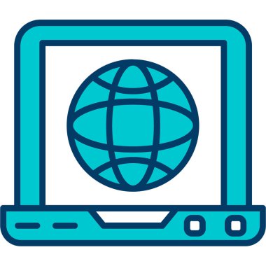 İnternet web simgesi basit