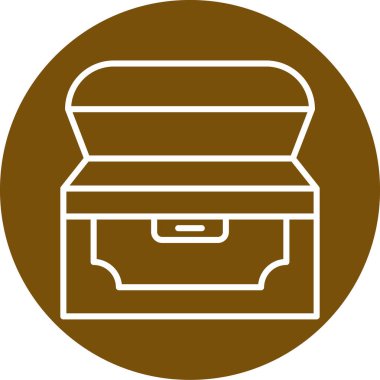 Kahve fincanı olan bir kutunun vektör çizimi