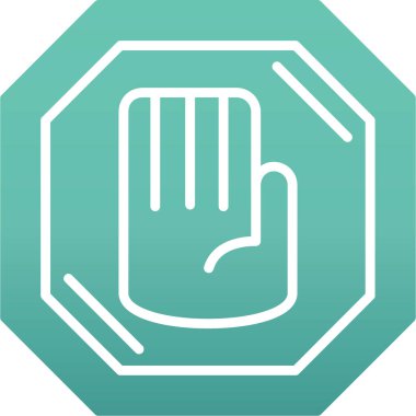 Basit biçim izole edilmiş arkaplanda simgeyi durdur