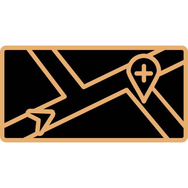 Eğilim biçimi izole edilmiş arkaplanda ok simgesi