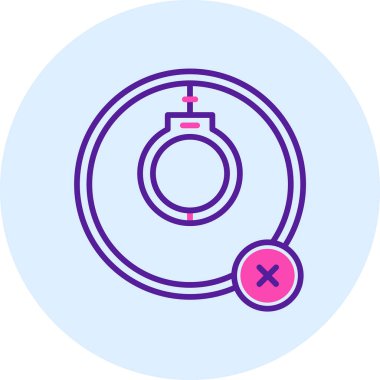 Pusula simgesinin vektör illüstrasyonu