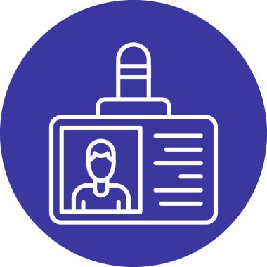 Bir kişi simgesinin vektör illüstrasyonu