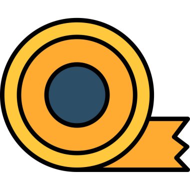 Madalya ikon vektör illüstrasyonu