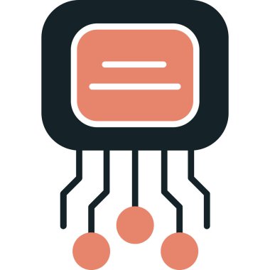 Sayısallaştırma web simgesi, vektör illüstrasyonu