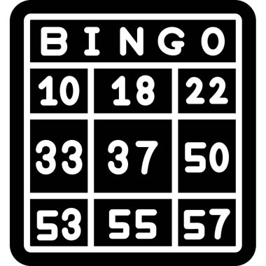 Bingo için vektör illüstrasyonu