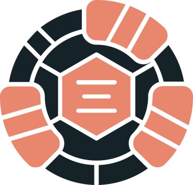 Bir simgenin vektör illüstrasyonu