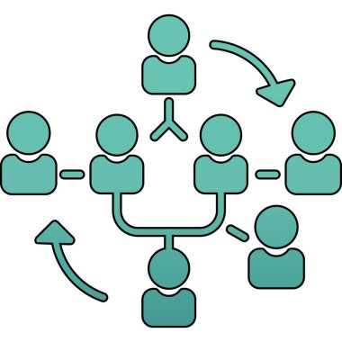 İş ekibi. Basit tasarım