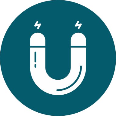 Mıknatıs mıknatıs simgesi ana hat biçiminde