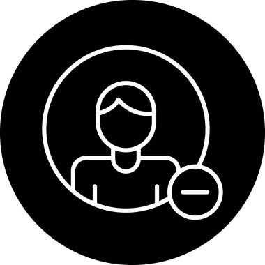 Bozuk para ikonu olan adam, vektör illüstrasyonu