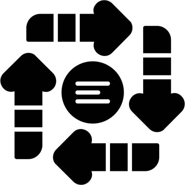 dambıl simgesi katı bir şekilde dambıl şeklinde