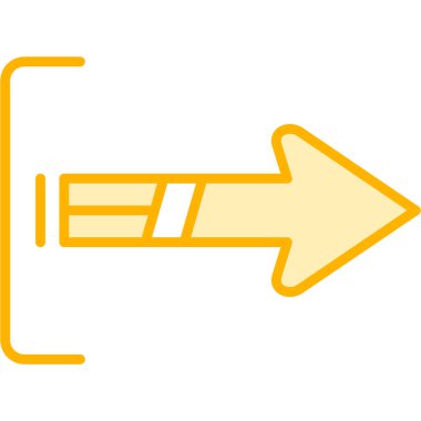 ok simgesi vektör illüstrasyonu