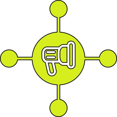 Bir karikatür müziğinin vektör çizimi