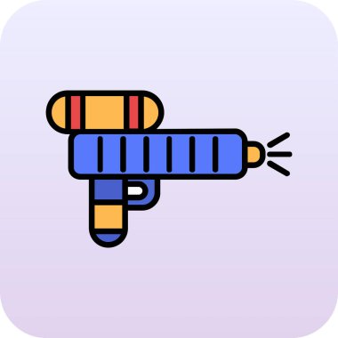 Boya fırçası simgesinin vektör illüstrasyonu