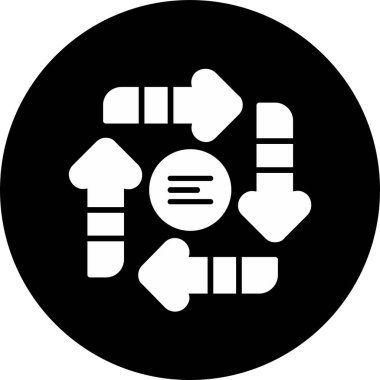 seo modern simgesinin vektör illüstrasyonu