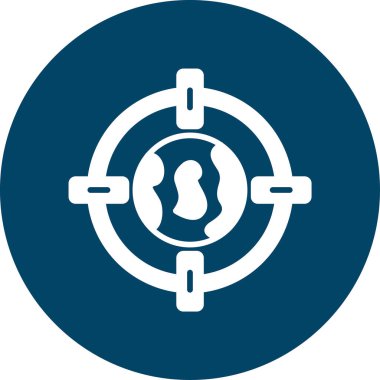 hedef simge vektör illüstrasyonu