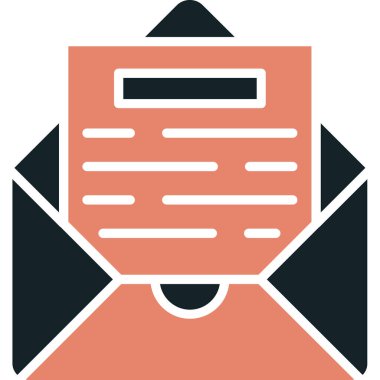 e-posta mektup simgesi düz biçimli