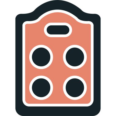 Gıda simgesinin vektör illüstrasyonu