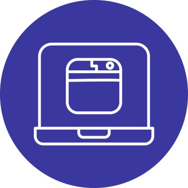 bagaj simgesi için vektör çantası