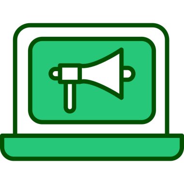 Hoparlör simgesi, vektör illüstrasyonu