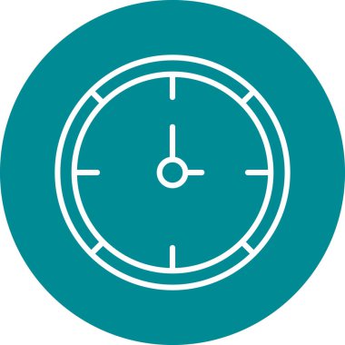 Güzel Saat vektör satırı simgesi