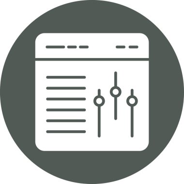 seo modern simgesinin vektör illüstrasyonu