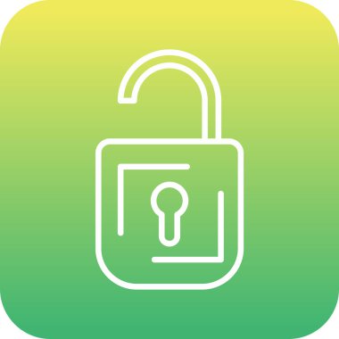 vektör kilitlenmiş asma kilit simgesi