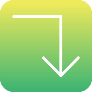 ok simgesinin vektör illüstrasyonu