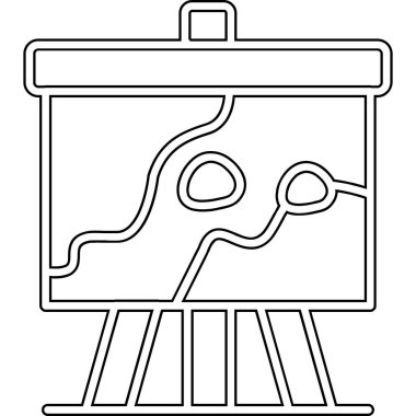 İspanya simgesi, anahat stili bayrağı