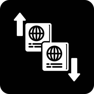 genel ağ simgesi, vektör illüstrasyonu