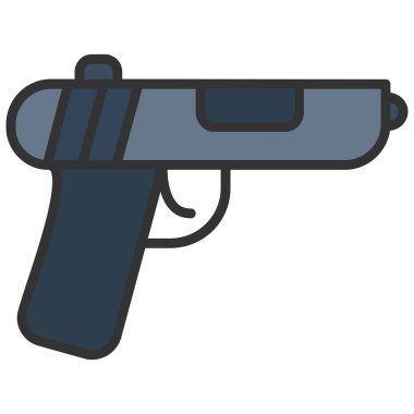 Tabanca simgesi vektör illüstrasyonu