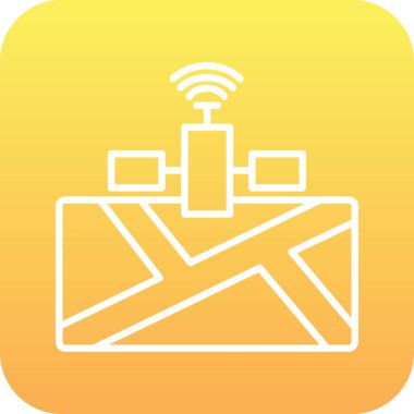 soyut arkaplan grubunda e- posta simgesi izole edildi