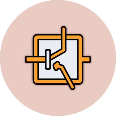 Harita işaretleyici vektör illüstrasyonuName