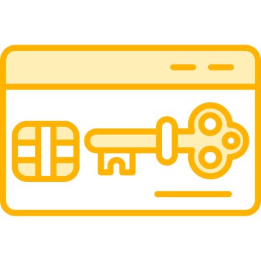 Kilit. Web simgesi basit illüstrasyon