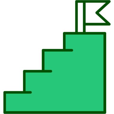 Tek bir simgenin vektör illüstrasyonu