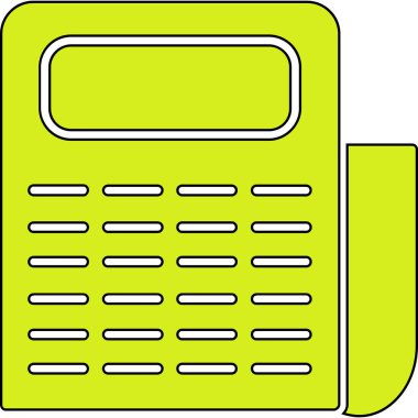 Retro telefon ikonu. Web için eski telefon vektör simgesinin özet çizimi