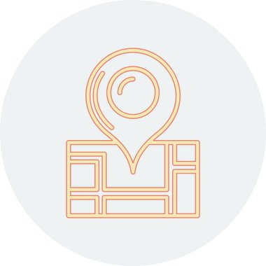 konum pin simgesi vektör illüstrasyon tasarımı