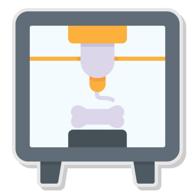 Elektrikli ısıtıcı vektör simgesi