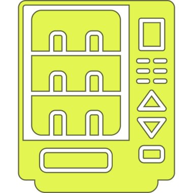 Çizgi film hesap makinesi simgesinin vektör çizimi