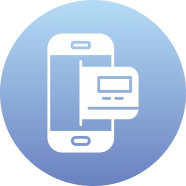 Telefon simgesi vektör illüstrasyonu