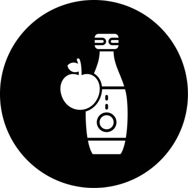 elma simgesinin vektör illüstrasyonu