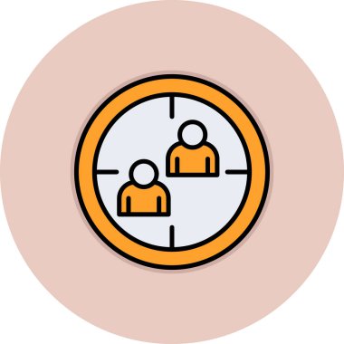 İnsan simgesinin vektör illüstrasyonu